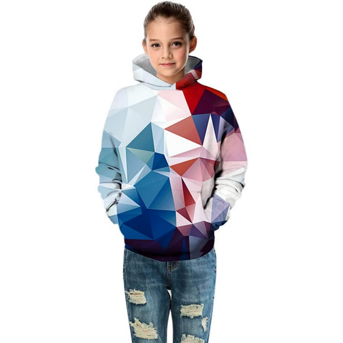 Geometric Printed 3D Hoodie Sweatshirt