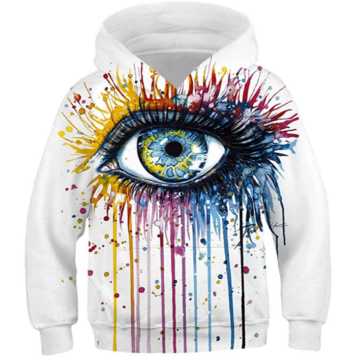 Geometric Printed 3D Hoodie Sweatshirt