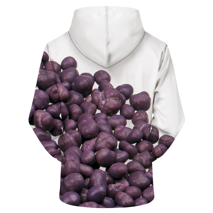 Purple Candy 3D Sweatshirt Hoodie Pullover