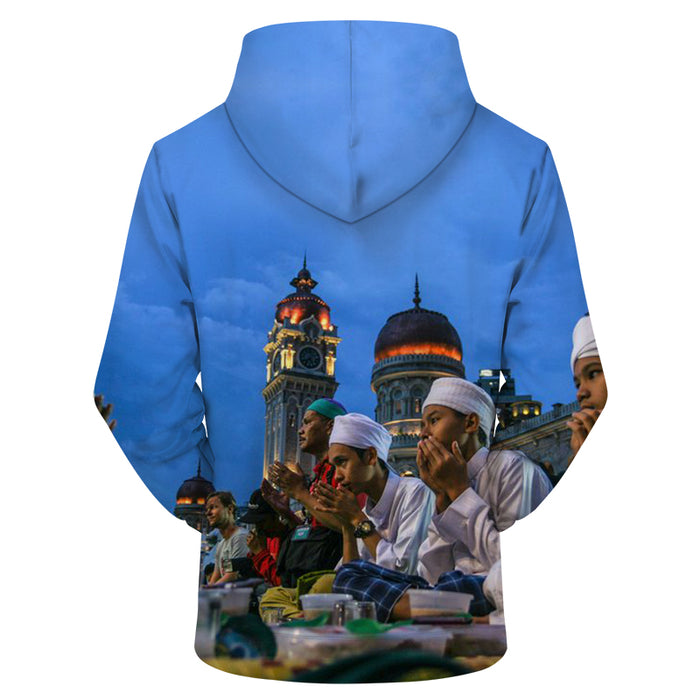 Ramadan Sunset Prayer 3D Sweatshirt Hoodie Pullover