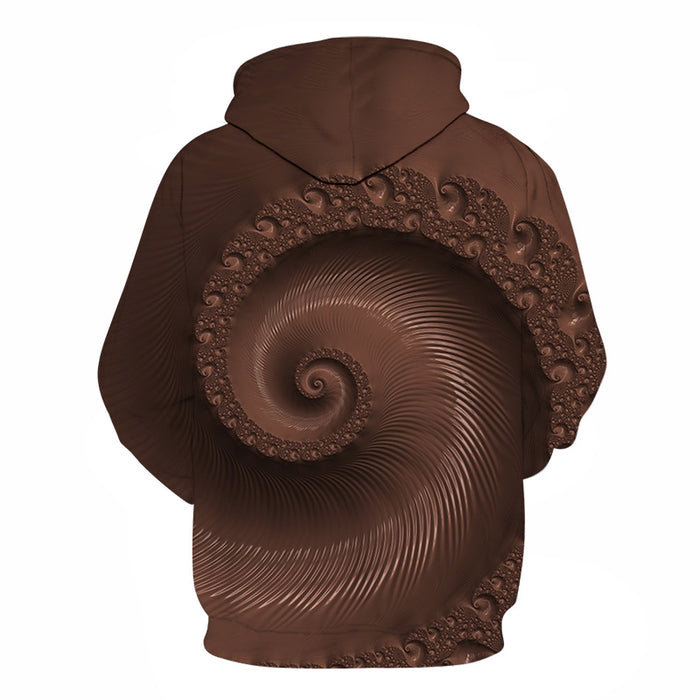 Swirly Chocolate 3D - Sweatshirt, Hoodie, Pullover