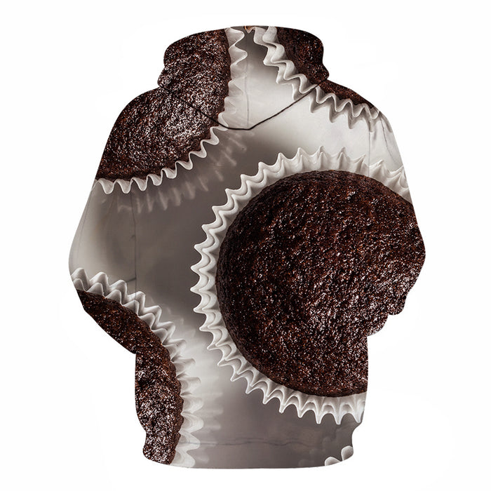 Chocolate Muffin 3D - Sweatshirt, Hoodie, Pullover