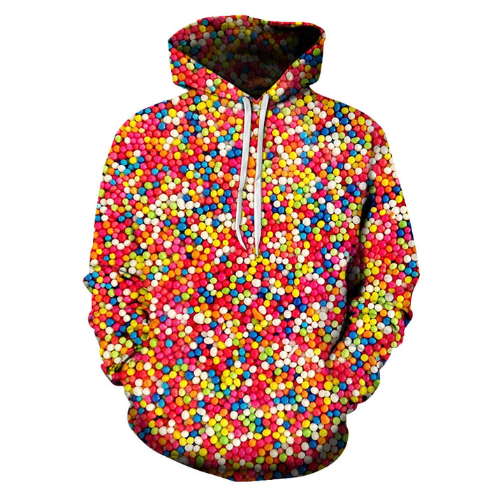 Colorful Tiny Sprinkles 3D - Sweatshirt, Hoodie, Pullover