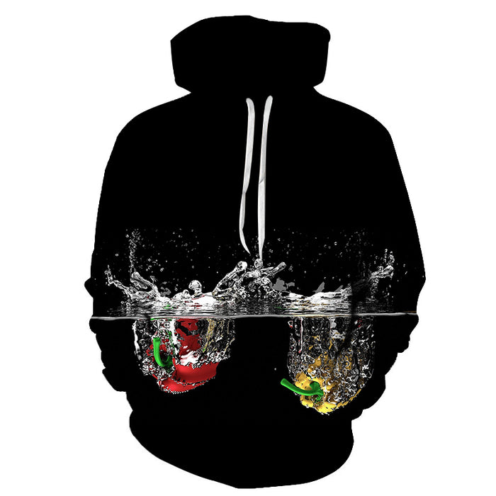 Black Water Splash 3D Hoodie