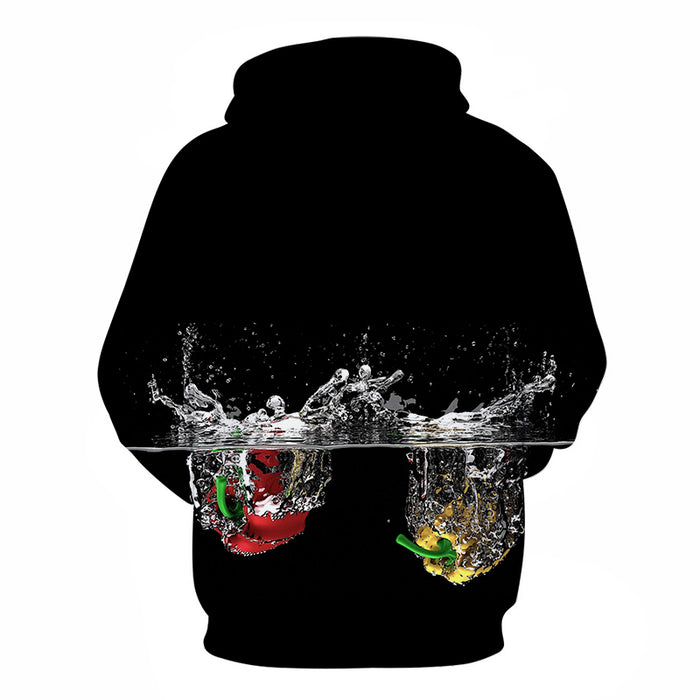 Black Water Splash 3D Hoodie