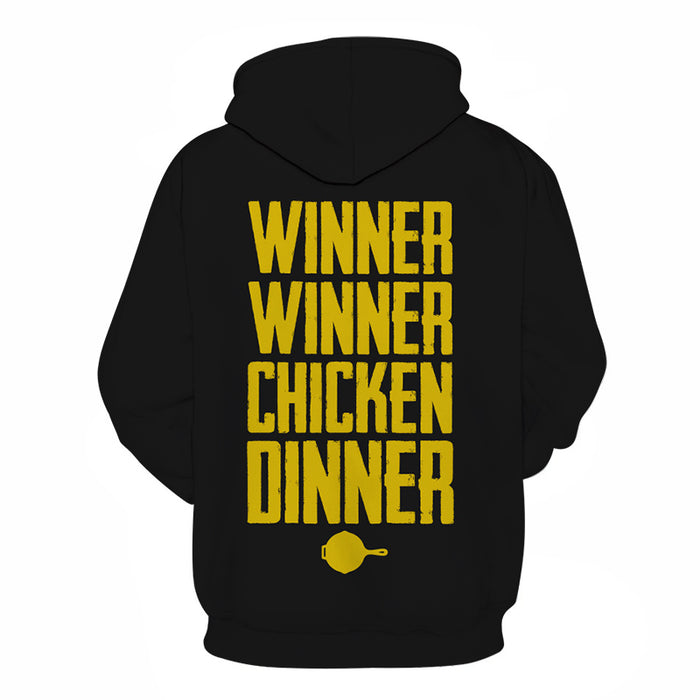 Winner Winner Chicken Dinner 3D - Sweatshirt, Hoodie, Pullover