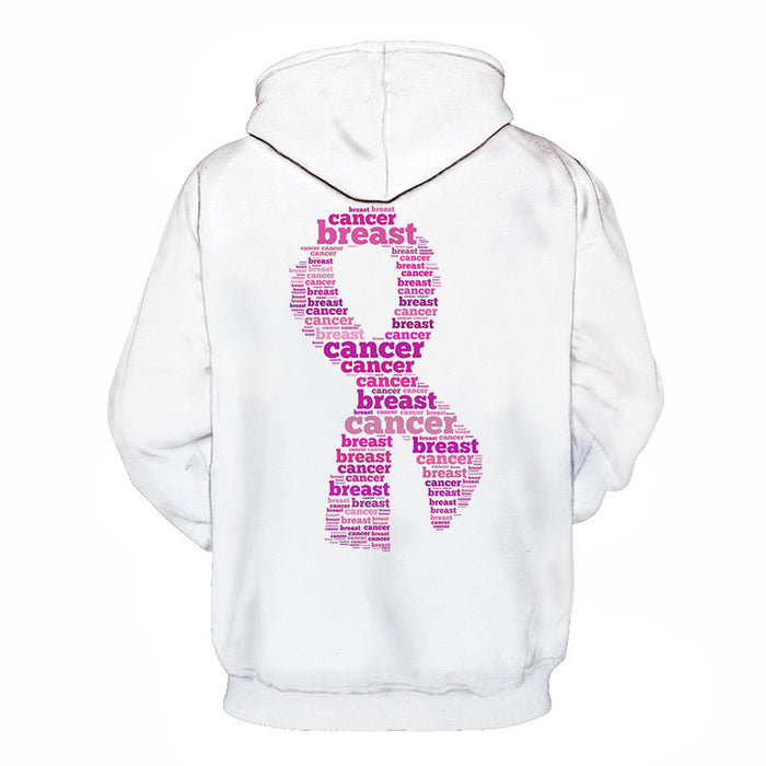 Breast Cancer Ribbon 3D - Sweatshirt, Hoodie, Pullover