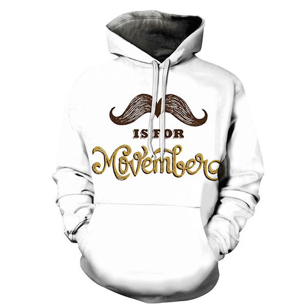 3D Mustache Is For Hoodie - Sweatshirt, Hoodie, Pullover