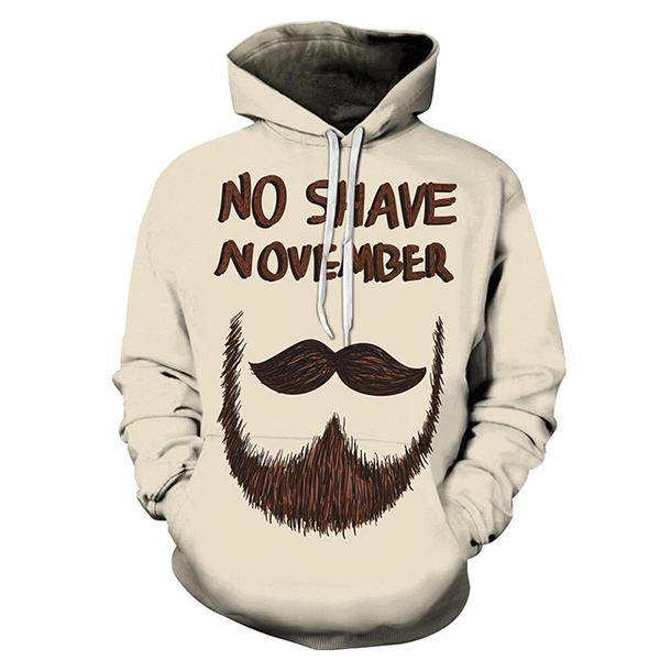 No Shave Brown Beard - Sweatshirt, Hoodie, Pullover