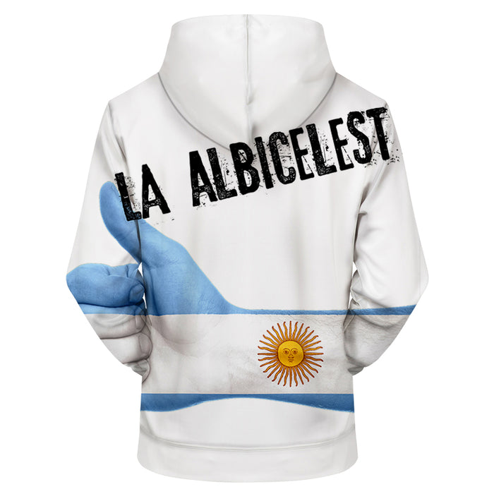 Argentina La Albiceleste 3D - Sweatshirt, Hoodie, Pullover