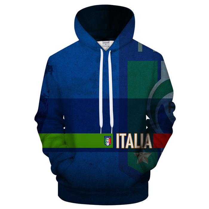 Italy Logo 3D - Sweatshirt, Hoodie, Pullover