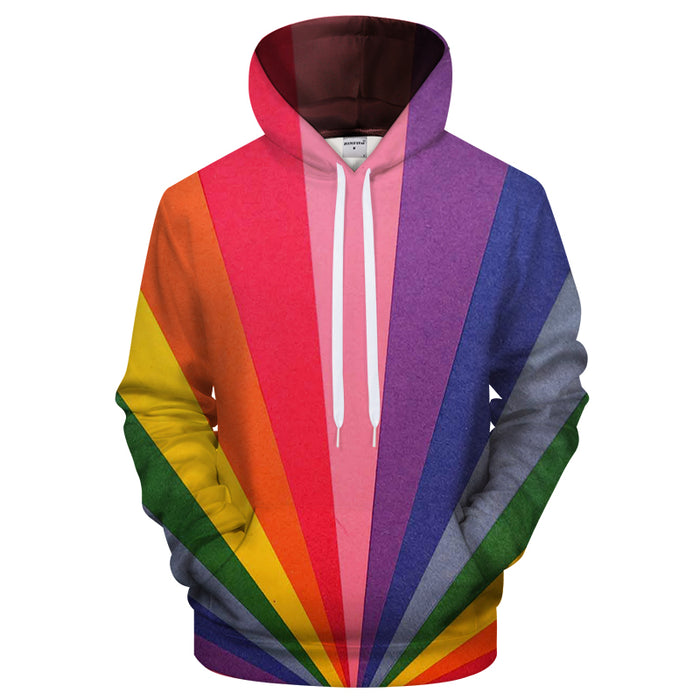 Pride Flag Hoodie 3D Sweatshirt Pullover Hoodie