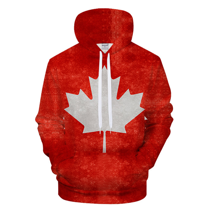 Canadian Leaf 3D - Sweatshirt, Hoodie, Pullover