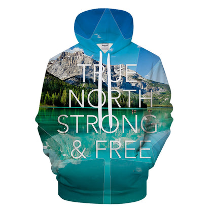 Free Canada 3D - Sweatshirt, Hoodie, Pullover