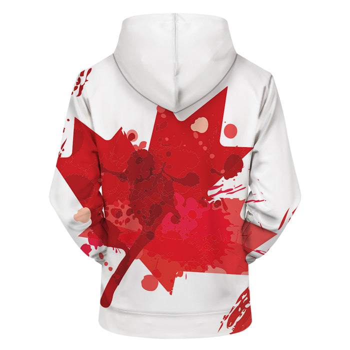 Giant Canadian Leaf 3D - Sweatshirt, Hoodie, Pullover