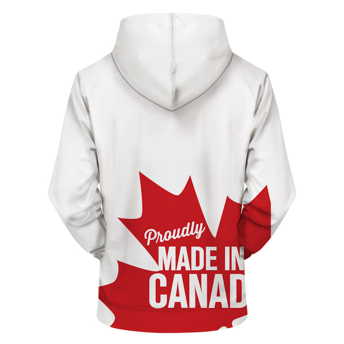 Proudly Canadian 3D - Sweatshirt, Hoodie, Pullover