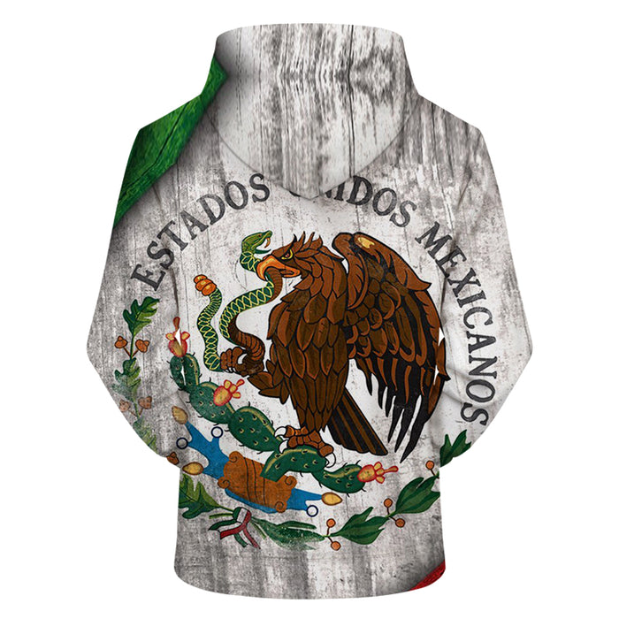 Mexico World Cup 3D - Sweatshirt, Hoodie, Pullover