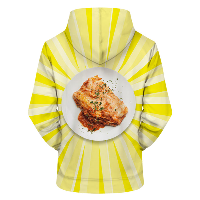 Plate of Lasagna 3D - Sweatshirt, Hoodie, Pullover