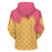 Melting Pink Ice Cream 3D - Sweatshirt, Hoodie, Pullover