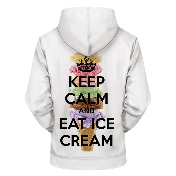 Eat Ice Cream 3D - Sweatshirt, Hoodie, Pullover