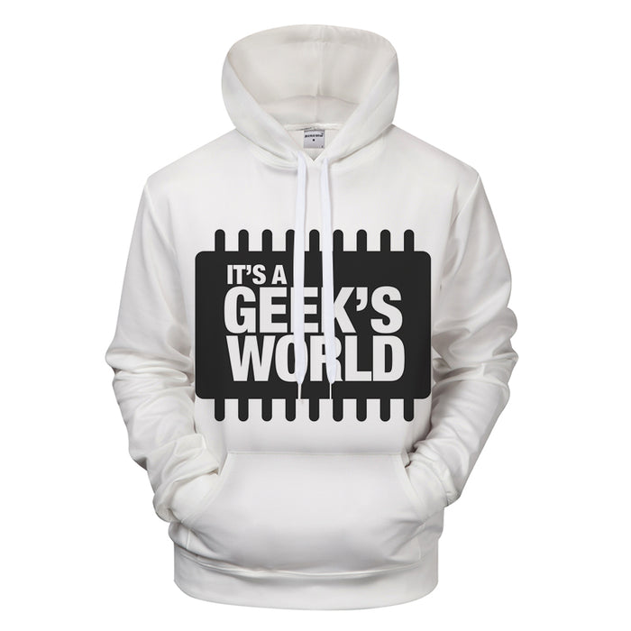 It's A Geeks World 3D - Sweatshirt, Hoodie, Pullover