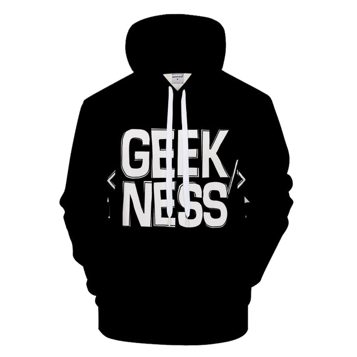 Geekness 3D - Sweatshirt, Hoodie, Pullover