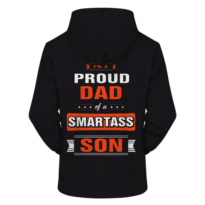 Proud Dad Of A Son 3D - Sweatshirt, Hoodie, Pullover