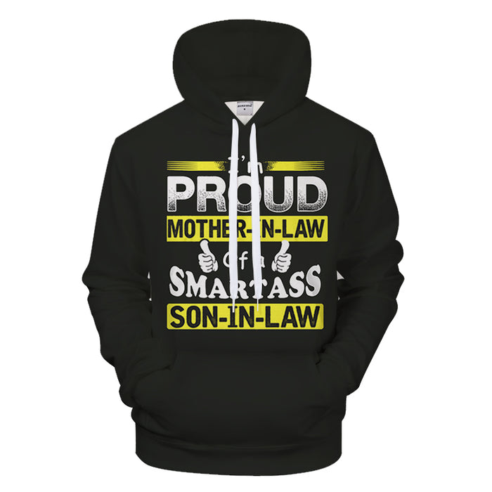 Mother-In-Law & Son-In-Law 3D - Sweatshirt, Hoodie, Pullover