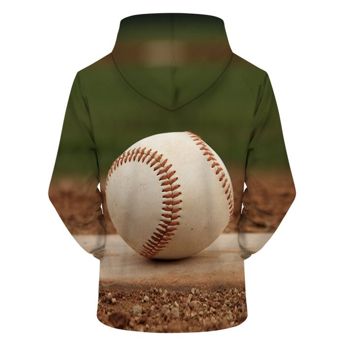 Baseball 3D - Sweatshirt, Hoodie, Pullover