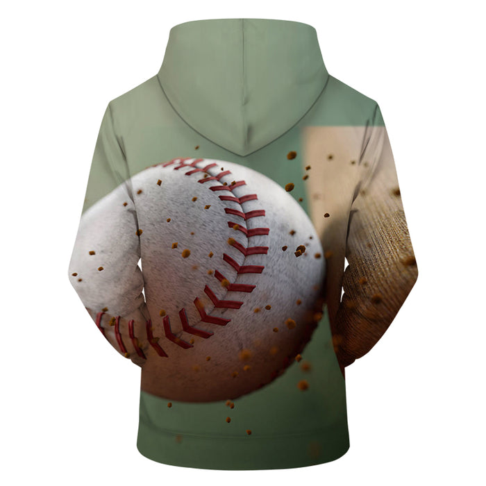 Home Run 3D - Sweatshirt, Hoodie, Pullover