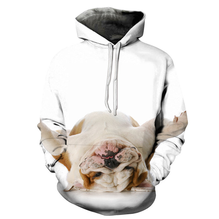 Upside Down Pug 3D - Sweatshirt, Hoodie, Pullover