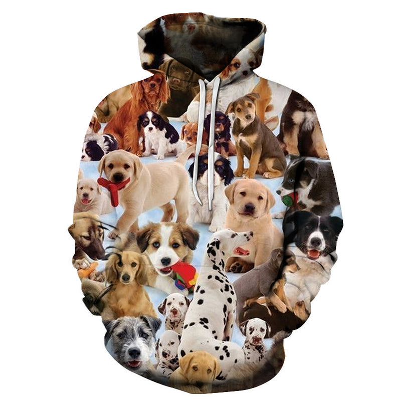 Dog Lover 3D - Sweatshirt, Hoodie, Pullover — My 3D Hoodie