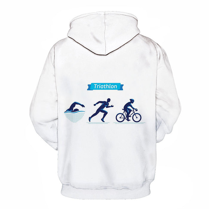 Triathlon 3D - Sweatshirt, Hoodie, Pullover