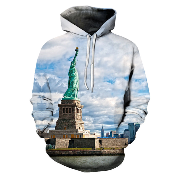 Liberty In New York 3D - Sweatshirt, Hoodie, Pullover