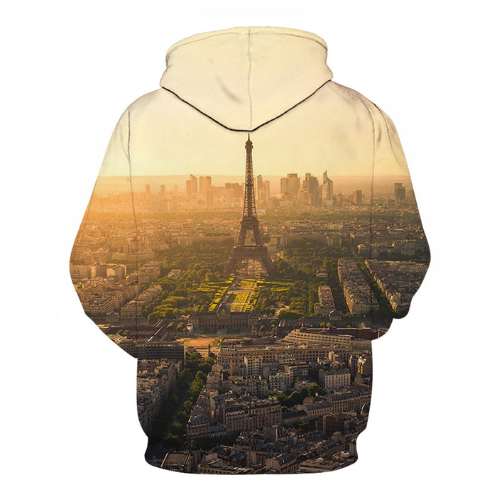 Eiffel Tower 3D - Sweatshirt, Hoodie, Pullover