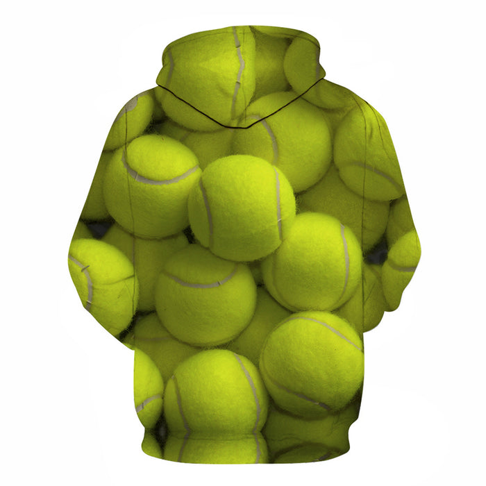 Tennis Balls 3D - Sweatshirt, Hoodie, Pullover