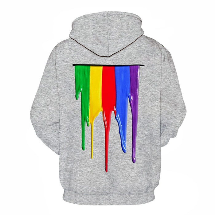 Slipping Paint 3D - Sweatshirt, Hoodie, Pullover