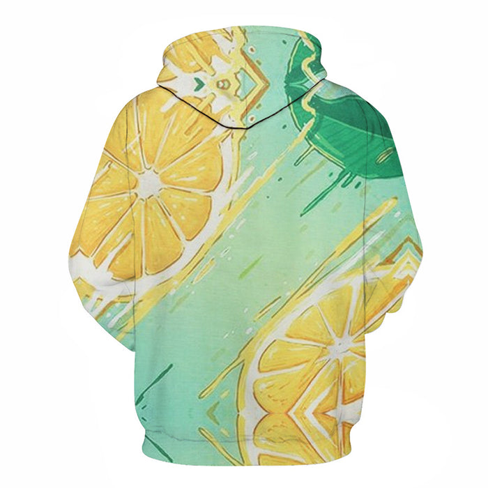 Lemon 3D Sweatshirt Hoodie Pullover