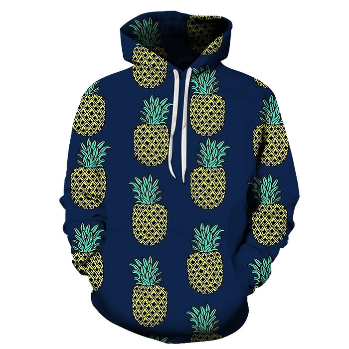 So Many Pineapples 3D Sweatshirt Hoodie Pullover