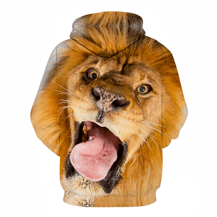 Funny Lion 3D - Sweatshirt, Hoodie, Pullover