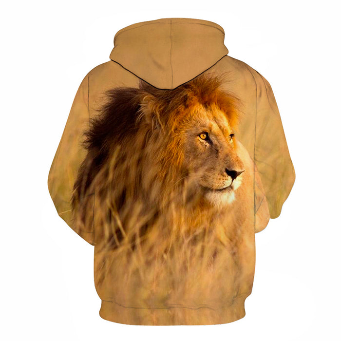 Golden Eye Lion 3D - Sweatshirt, Hoodie, Pullover