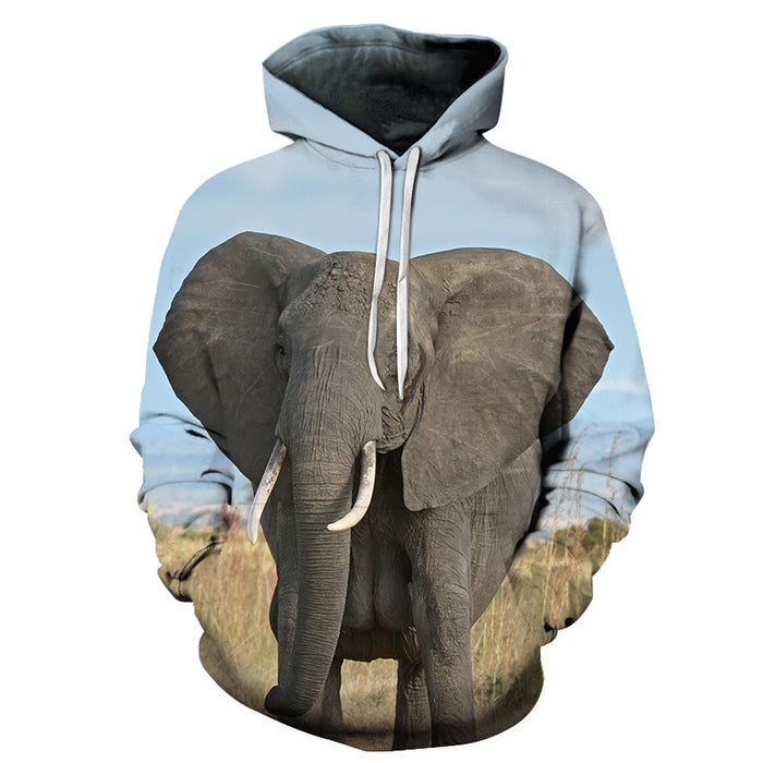 Elephant 3D - Sweatshirt, Hoodie, Pullover