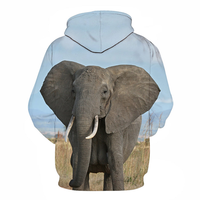 Elephant 3D - Sweatshirt, Hoodie, Pullover