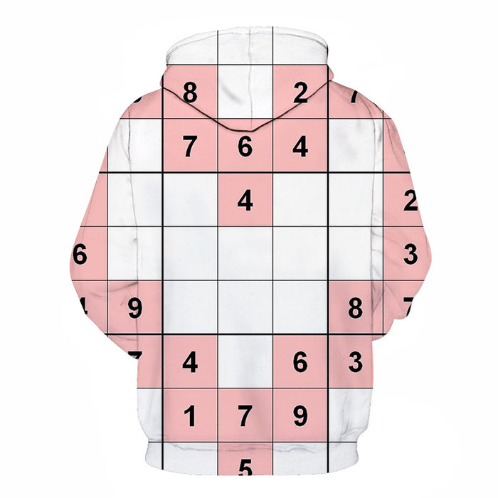 Sudoku Heart 3D - Sweatshirt, Hoodie, Pullover