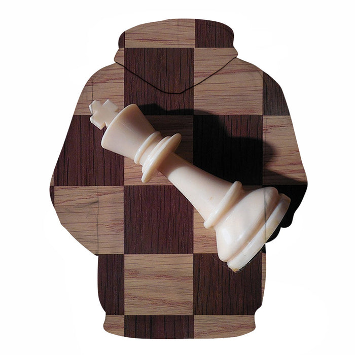 Fallen Chess Piece 3D - Sweatshirt, Hoodie, Pullover