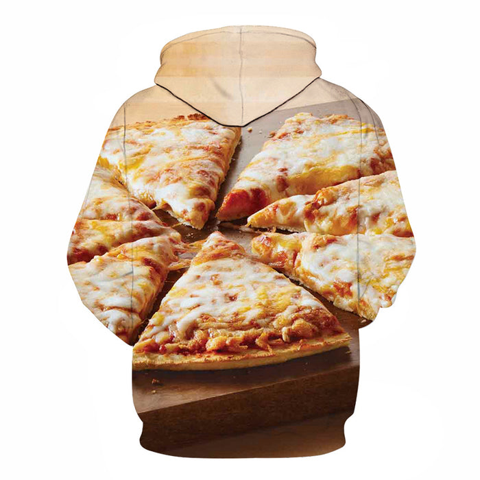 Thin Crust Cheese Pizza 3D - Sweatshirt, Hoodie, Pullover