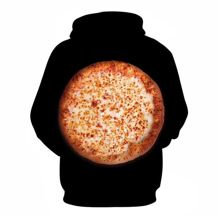 Round Cheese Pizza 3D - Sweatshirt, Hoodie, Pullover