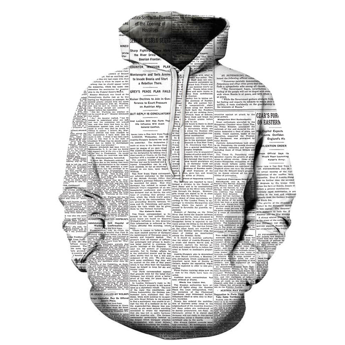 Newspaper Columns 3D - Sweatshirt, Hoodie, Pullover