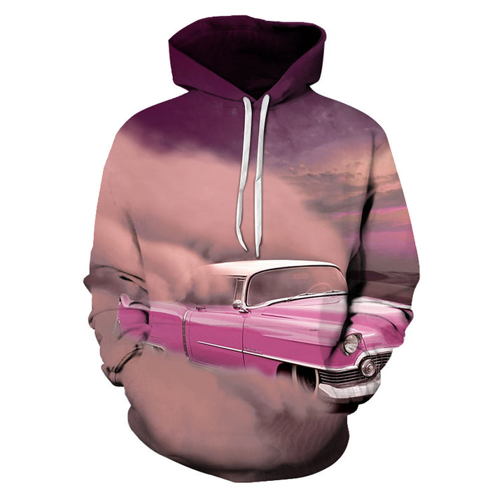Pink Clouds 3D - Sweatshirt, Hoodie, Pullover