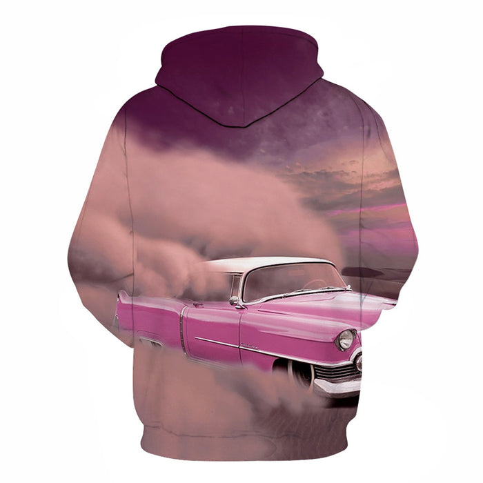Pink Clouds 3D - Sweatshirt, Hoodie, Pullover